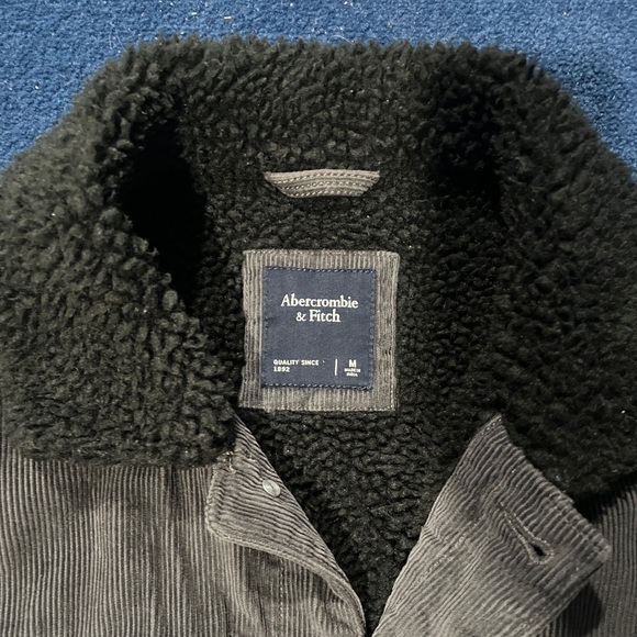 Abercrombie & Fitch Men’s Black Corduroy Jacket - Picture 3 of 3